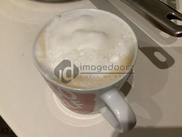 A cup of home made coffee